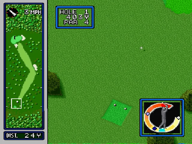 Hal's Hole in One Golf screenshot 4 for Super Nintendo